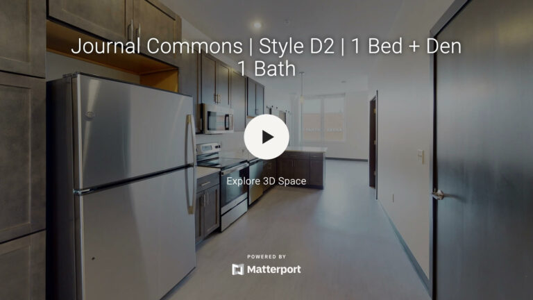 Style D2 | 1 Bed + Den 1 Bath